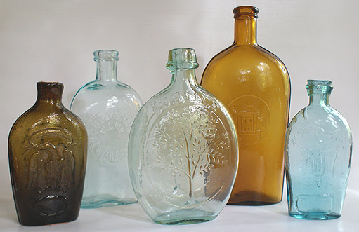 A GROUP OF FLASKS
